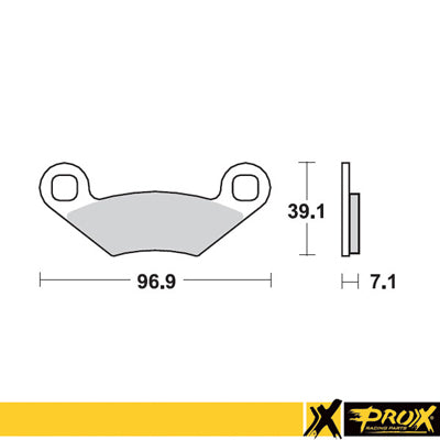 PROX KH159 Sintered Brake Pads for Polaris – Front & Rear