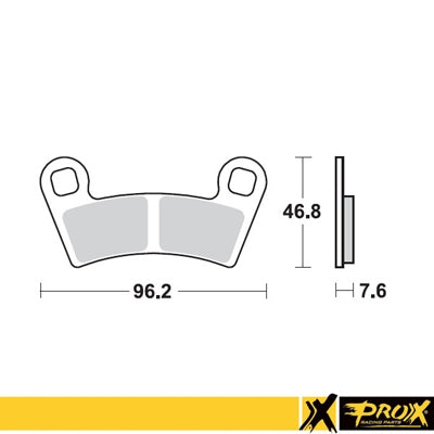 PROX BRAKE PADS KH456 POLARIS 450/525 Outlaw 08-11 FRONT
