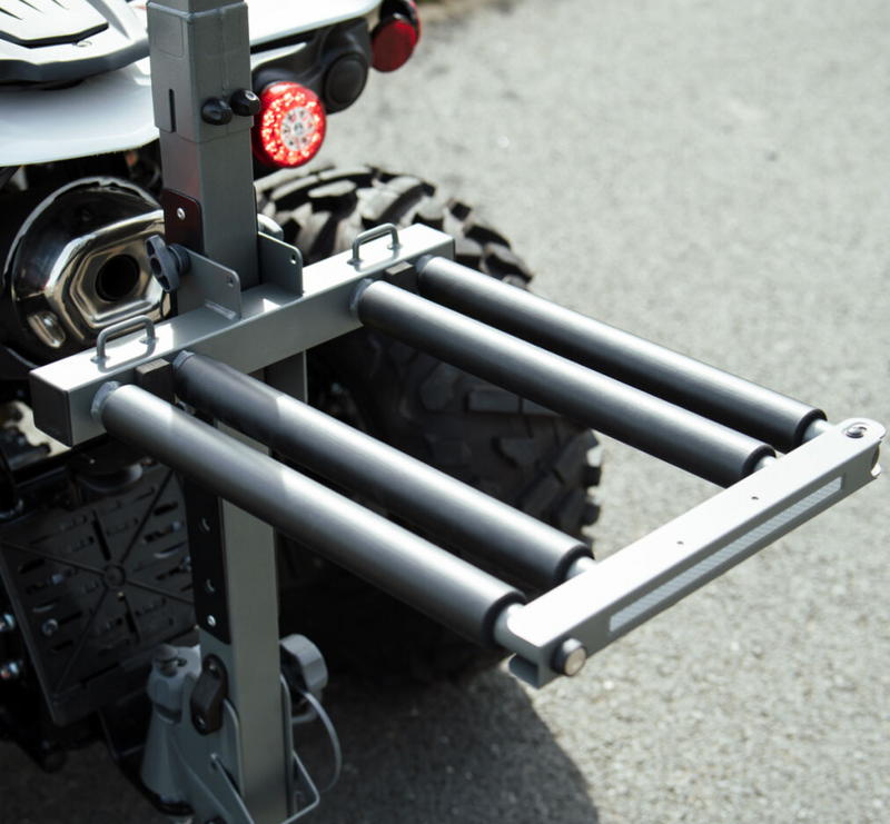 Load image into Gallery viewer, SHARK ATV SKI CARRIER FOR TOW HITCH BALL
