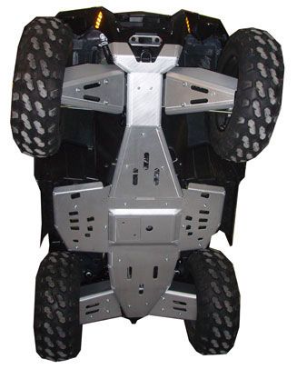 RICOCHET ATV POLARIS XP550/850 2009-19, SKIDPLATE SET WITH FLOORBOARD PLATES