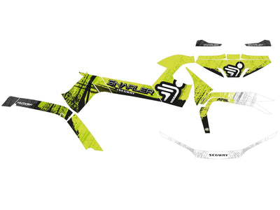 SEGWAY SNARLER AT6-L ATV BOGGY GRAPHIC KIT NEON GREEN
