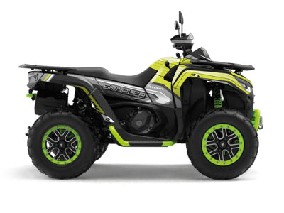 SHARP GRAPHIC KIT NEON GREEN SEGWAY SNARLER AT5 AT6 S/L
