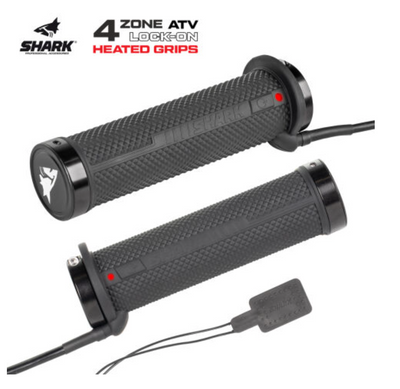 SHARK 4 ZONE LOCK-ON HEATED GRIPS + THUMB WARMER 800-01-041