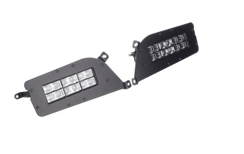 SHARK LED HEADLIGHTS FOR POLARIS ATV, UTV WITH BACKLIGHT, 2PCS 810-5160ATV-12