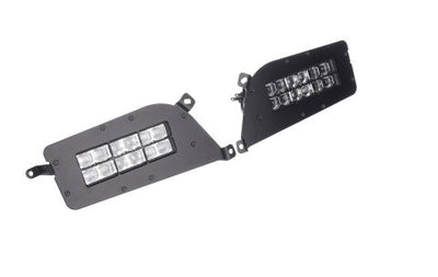 SHARK LED HEADLIGHTS FOR POLARIS ATV, UTV WITH BACKLIGHT, 2PCS 810-5160ATV-12