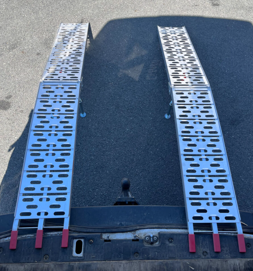 SHARK UTV, MOTO ALUMINUM RAMPS (2PCS) LOAD CAPACITY MAX. 1360 KG ...