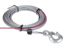 STEEL ROPE WITH HOOK 5.5MM X 15.2M FOR CUB 4