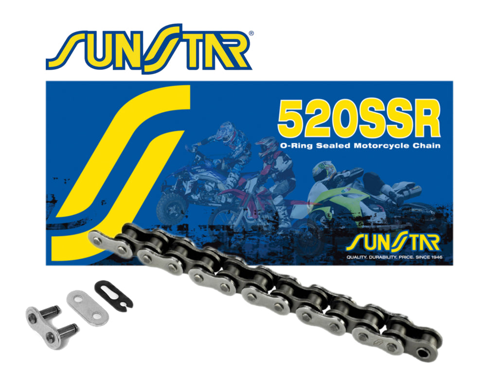 SUNSTAR O-RING DRIVE CHAIN ​​520SSR UP TO 400 CCM  MX ATV QUAD
