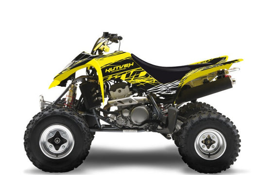 SUZUKI 250 LTZ ATV ERASER FLUO GRAPHIC KIT YELLOW