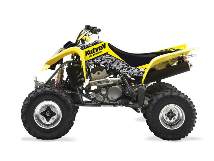 SUZUKI 250 LTZ ATV PREDATOR GRAPHIC KIT YELLOW