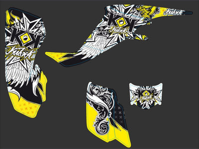 SUZUKI 400 LTZ ATV DEMON GRAPHIC KIT