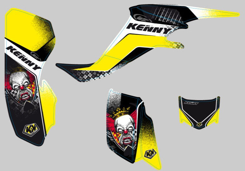 Laden Sie das Bild in Galerie -Viewer, SUZUKI 400 LTZ ATV KENNY GRAPHIC KIT
