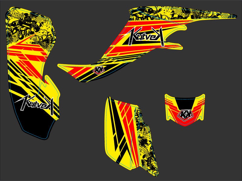 SUZUKI 400 LTZ ATV SPIRIT GRAPHIC KIT