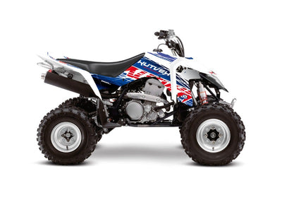 SUZUKI 400 LTZ IE ATV ERASER GRAPHIC KIT BLUE RED