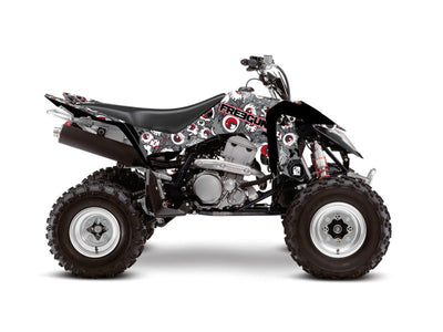 SUZUKI 400 LTZ IE ATV FREEGUN EYED GRAPHIC KIT GREY RED