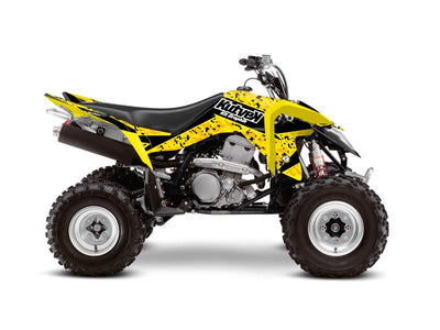 SUZUKI 400 LTZ IE ATV PREDATOR GRAPHIC KIT BLACK YELLOW