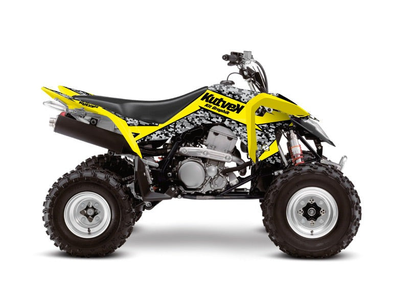 SUZUKI 400 LTZ IE ATV PREDATOR GRAPHIC KIT YELLOW