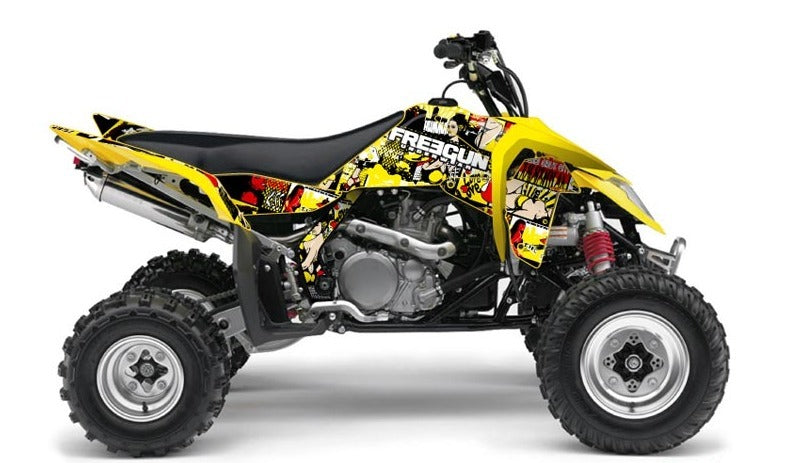 Laden Sie das Bild in Galerie -Viewer, SUZUKI-450-LTR-ATV-FREEGUN-GRAPHIC-KIT
