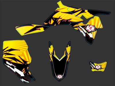 SUZUKI 450 LTR ATV GRAFF GRAPHIC KIT
