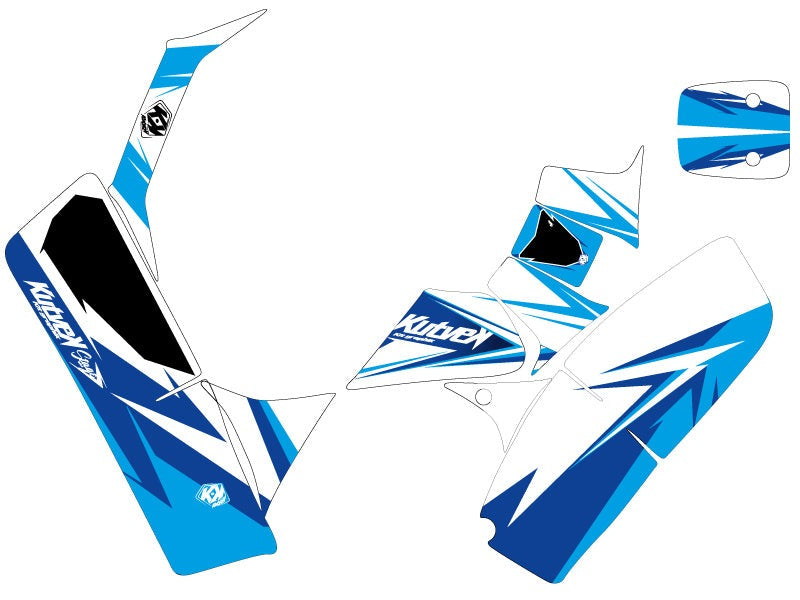 Chargez l&#39;image dans la visionneuse de la galerie, SUZUKI 50 LT ATV STAGE GRAPHIC KIT BLUE
