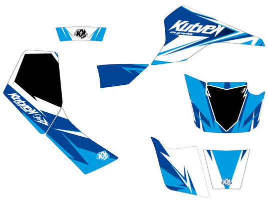 SUZUKI 80 LT ATV STAGE GRAPHIC KIT BLUE