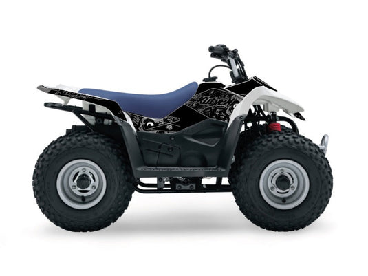 SUZUKI 80 LT ATV ZOMBIES DARK GRAPHIC KIT BLACK