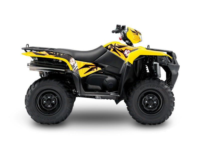 Chargez l&#39;image dans la visionneuse de la galerie, SUZUKI KING QUAD 750 ATV GRAFF GRAPHIC KIT
