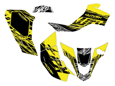 SUZUKI Z 50 ATV ERASER FLUO GRAPHIC KIT YELLOW