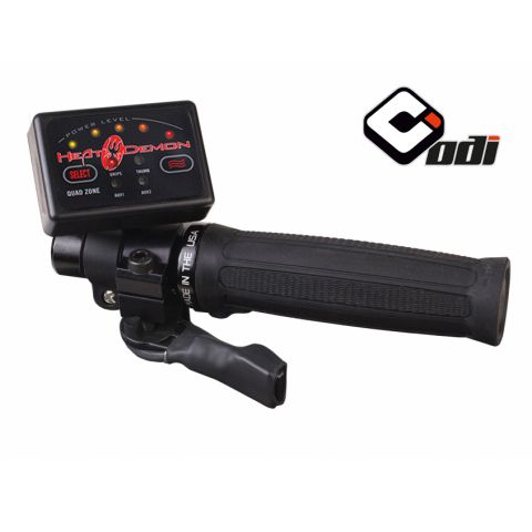 KIT DE POIGNÉES CHAUFFANTES POUR VTT SYMTEC, QUAD ZONE, PINCE SUR GRIP
