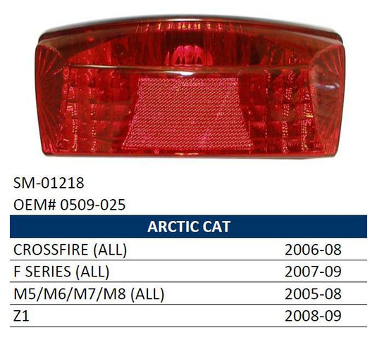 TAIL LAMP SNOW AND ATV ARCTIC CAT (ALL MODELS) '05-'09