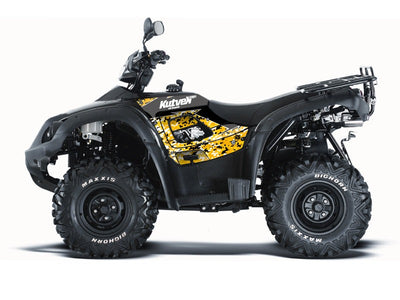 TGB BLADE 1000 550 600 660 V-TWIN ATV PREDATOR GRAPHIC KIT BLACK YELLOW
