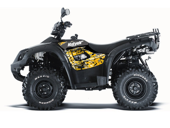 TGB BLADE ATV PREDATOR GRAPHIC KIT BLACK YELLOW