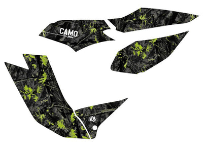 TGB TARGET ATV CAMO GRAPHIC KIT BLACK GREEN