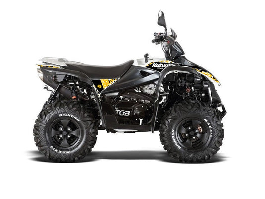 TGB TARGET ATV PREDATOR GRAPHIC KIT BLACK YELLOW