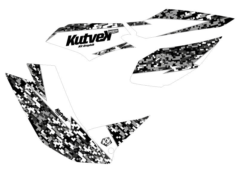 Chargez l&#39;image dans la visionneuse de la galerie, TGB TARGET ATV PREDATOR GRAPHIC KIT WHITE
