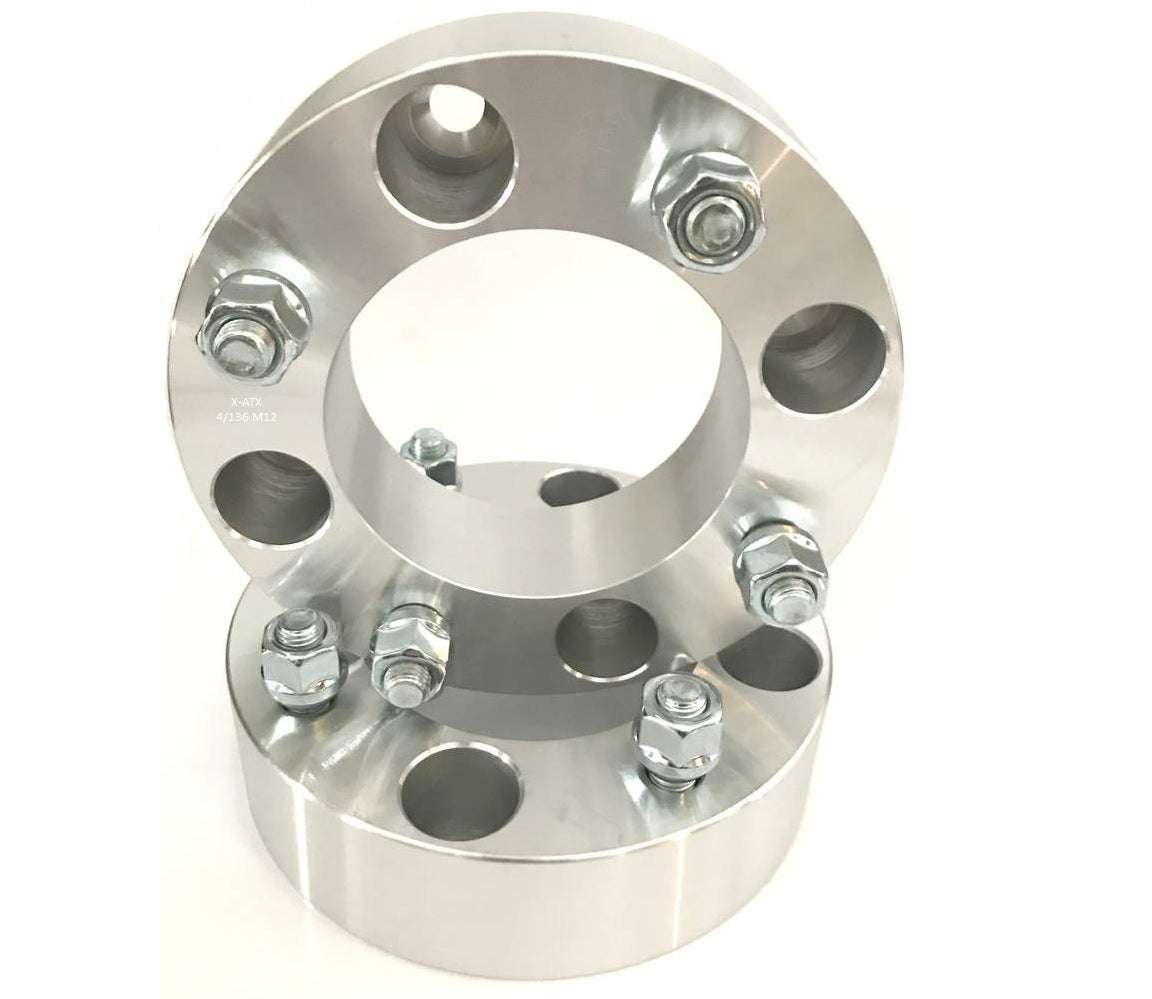 X-ATV Aluminum Wheel Spacers Can-Am Maveric X3 4/136 30mm