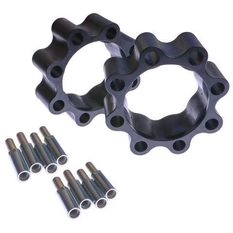 XRW WHEEL SPACERS POLYAMIDE BLACK - 45MM Ø115 - Ø110