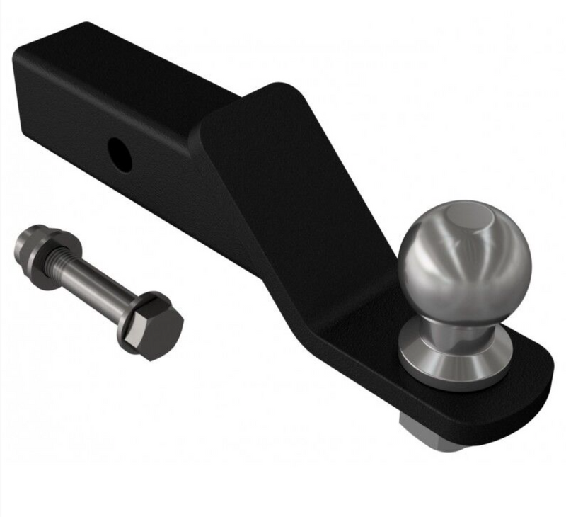 Load image into Gallery viewer, XRW TRAILER HITCH BALL MOUNT STL BLACK
