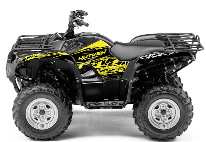 YAMAHA 125 GRIZZLY ATV ERASER FLUO GRAPHIC KIT YELLOW