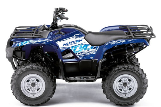 YAMAHA 125 GRIZZLY ATV ERASER GRAPHIC KIT BLUE