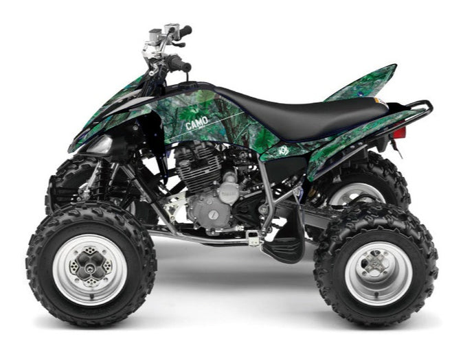 YAMAHA 250 RAPTOR ATV CAMO GRAPHIC KIT GREEN