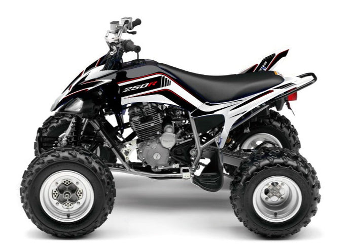 YAMAHA 250 RAPTOR ATV CORPORATE GRAPHIC KIT BLACK