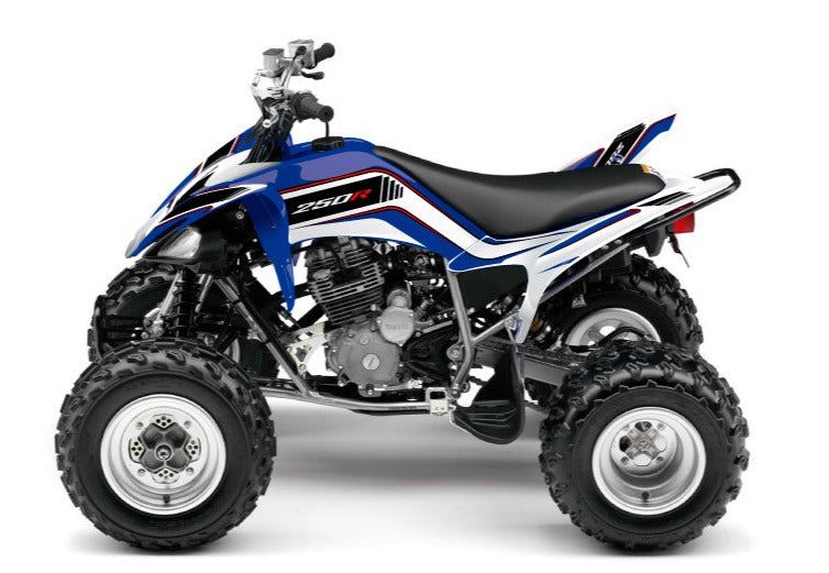 Load image into Gallery viewer, YAMAHA 250 RAPTOR ATV CORPORATE GRAPHIC KIT BLUE
