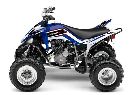 YAMAHA 250 RAPTOR ATV CORPORATE GRAPHIC KIT BLUE