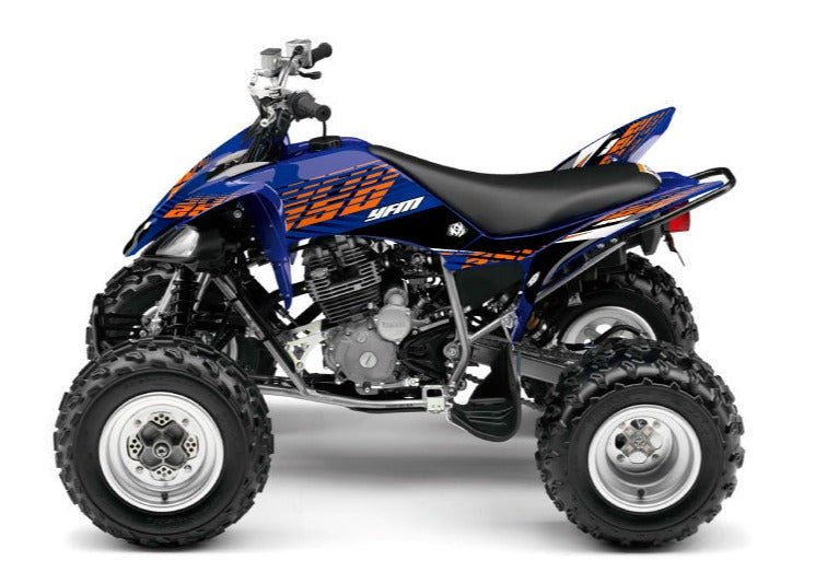 Chargez l&#39;image dans la visionneuse de la galerie, YAMAHA 250 RAPTOR ATV FLOW GRAPHIC KIT ORANGE
