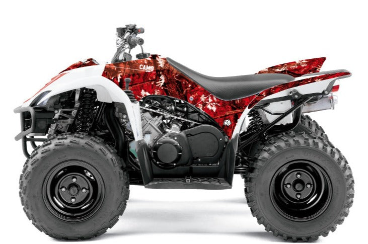 Laden Sie das Bild in Galerie -Viewer, YAMAHA 350-450 WOLVERINE ATV CAMO GRAPHIC KIT RED
