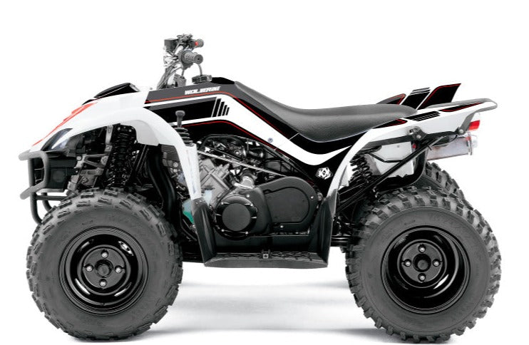 Laden Sie das Bild in Galerie -Viewer, YAMAHA 350-450 WOLVERINE ATV CORPORATE GRAPHIC KIT BLACK
