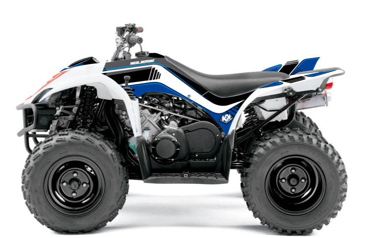 Laden Sie das Bild in Galerie -Viewer, YAMAHA 350-450 WOLVERINE ATV CORPORATE GRAPHIC KIT BLUE
