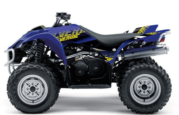 Chargez l&#39;image dans la visionneuse de la galerie, YAMAHA 350-450 WOLVERINE ATV FLOW GRAPHIC KIT YELLOW
