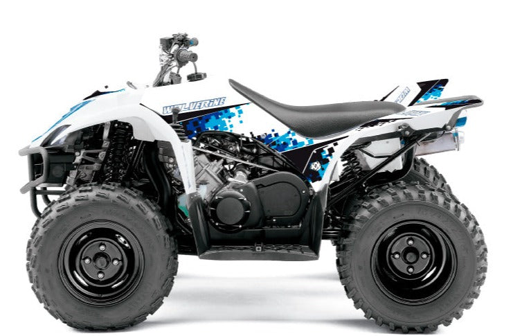 Load image into Gallery viewer, YAMAHA-350-450-WOLVERINE-ATV-HANGTOWN-GRAPHIC-KIT-BLUE
